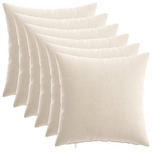 Pyntepuder HEERLEN 6 stk. - creme 40 x 40 cm