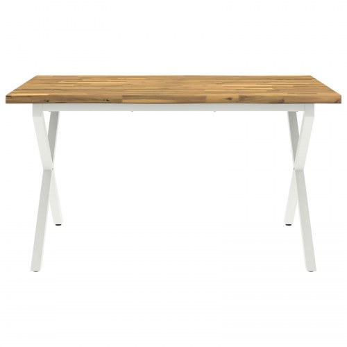 Spisebord med live edge 140 x 70 cm i massivt akacietræ