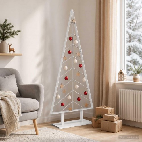 Metaljuletræ KUOPIO 150 cm - hvid