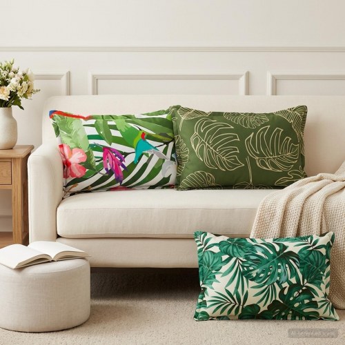 Puder 2 stk. HOUTEN flerfarvet 50 x 70 cm