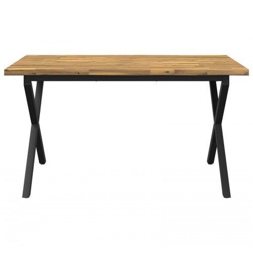 Spisebord med live edge i massivt akacietræ - 140 x 80 cm