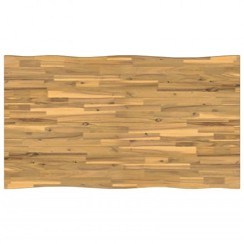Spisebord med live edge i massivt akacietræ - 140 x 80 cm