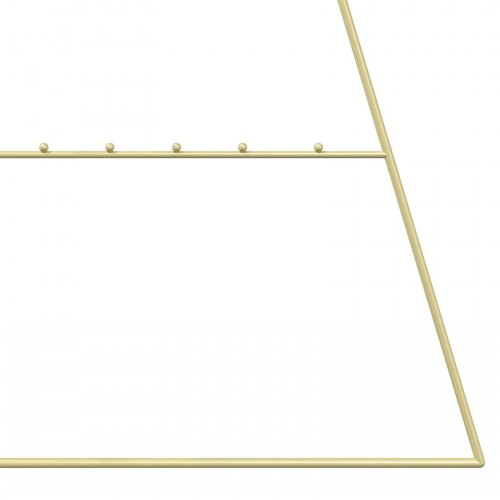 Metal juletræ KUOPIO 100 cm - guld