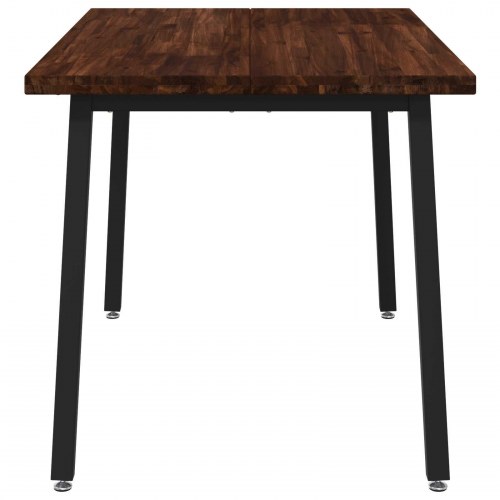 Rektangulært spisebord i massivt akacietræ 120 x 90 cm
