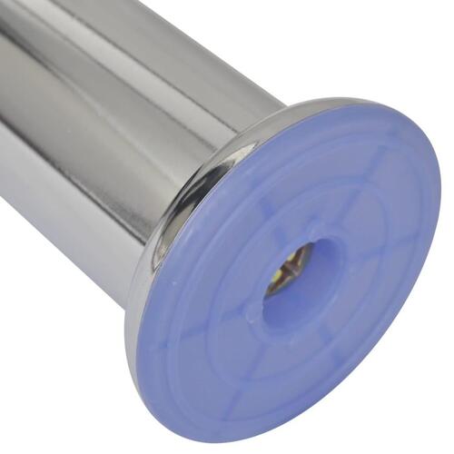 Runde sofaben i krom 8 stk. 180 mm
