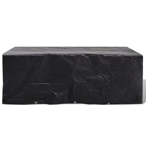 Havemøbelovertræk 2 stk. 8-pers. sæt 10 snørehuller 229x113 cm