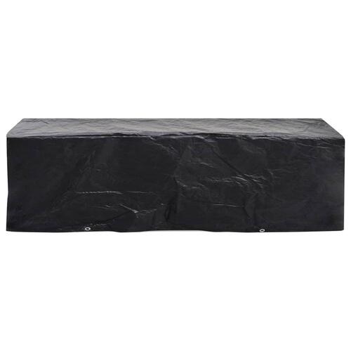 Havemøbelovertræk 2 stk. 8 snørehuller 218x77x55 cm