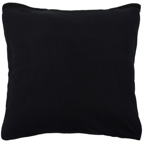 Sengesæt 4 dele 155 x 200/80 x 80 cm fleece sort