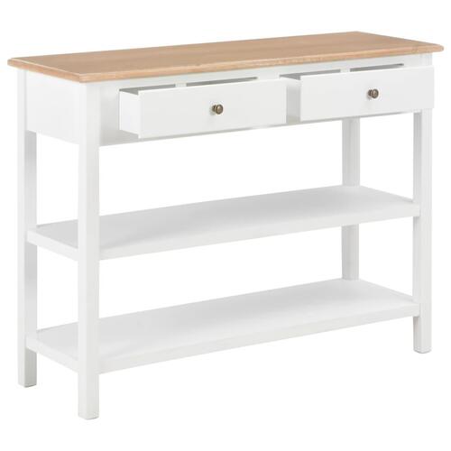 Skænk 110 x 35 x 80 cm MDF hvid