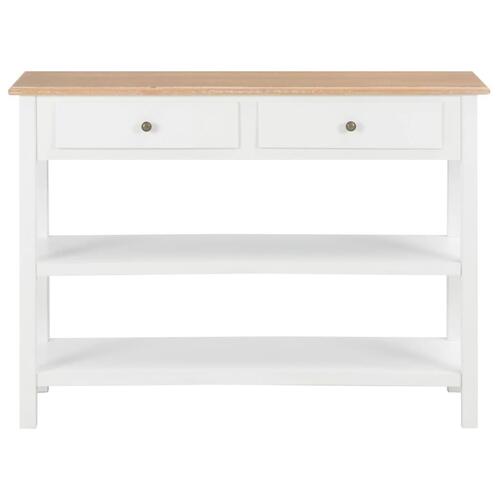 Skænk 110 x 35 x 80 cm MDF hvid
