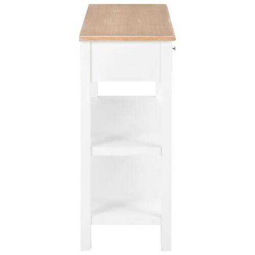Skænk 110 x 35 x 80 cm MDF hvid