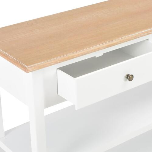 Skænk 110 x 35 x 80 cm MDF hvid