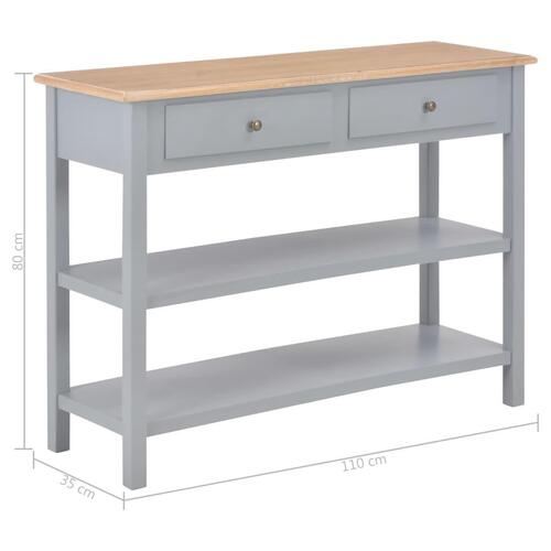 Skænk 110 x 35 x 80 cm MDF grå