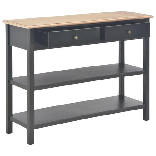 Skænk 110 x 35 x 80 cm MDF sort