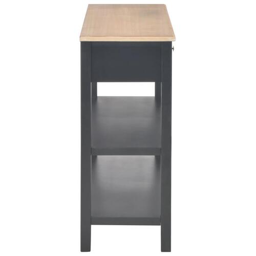 Skænk 110 x 35 x 80 cm MDF sort