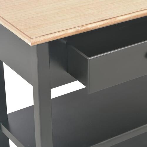 Skænk 110 x 35 x 80 cm MDF sort
