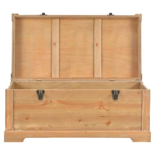 Opbevaringskiste med hynde 80 x 40 x 40 cm MDF