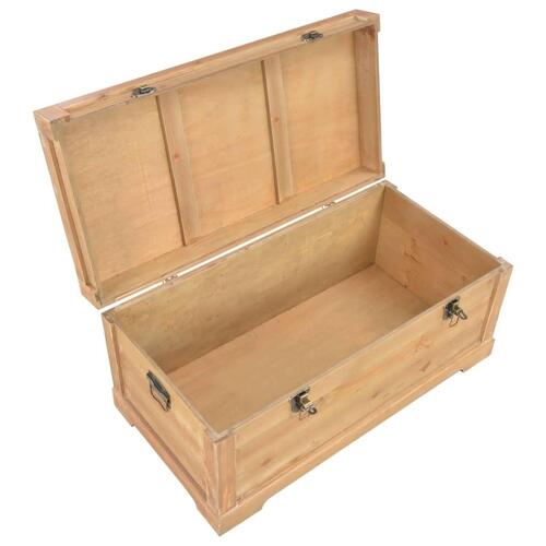 Opbevaringskiste med hynde 80 x 40 x 40 cm MDF