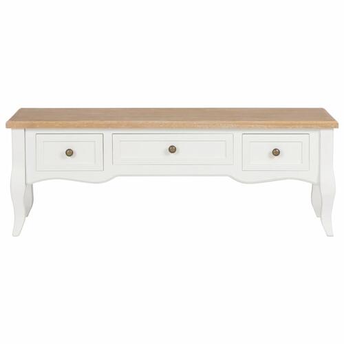 Tv-skab 100 x 35 x 35 cm træ hvid