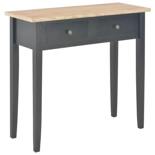 Konsolbord 79 x 30 x 74 cm træ sort
