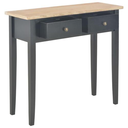Konsolbord 79 x 30 x 74 cm træ sort