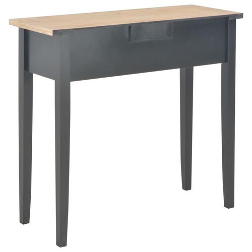 Konsolbord 79 x 30 x 74 cm træ sort