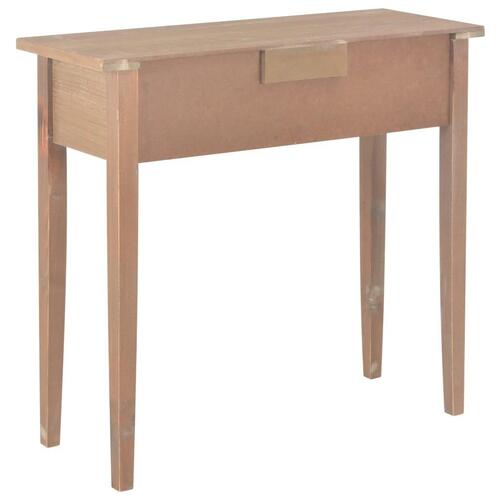Konsolbord 79 x 30 x 74 cm træ brun