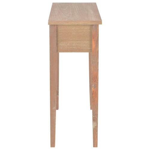 Konsolbord 79 x 30 x 74 cm træ brun