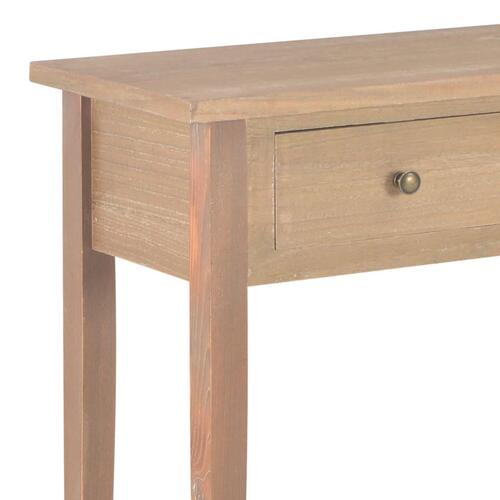 Konsolbord 79 x 30 x 74 cm træ brun