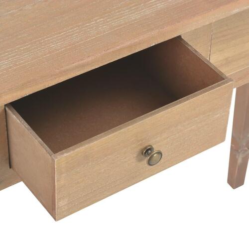 Konsolbord 79 x 30 x 74 cm træ brun