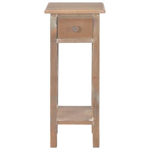 Sidebord 27 x 27 x 65,5 træ brun