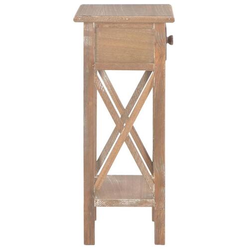 Sidebord 27 x 27 x 65,5 træ brun