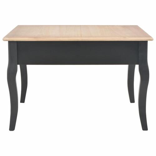 Sofabord 80 x 80 x 50 cm træ sort