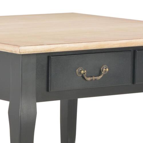 Sofabord 80 x 80 x 50 cm træ sort