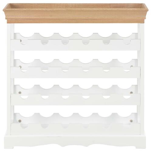 Vinskab 70 x 22,5 x 70,5 cm MDF hvid