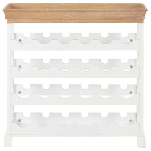 Vinskab 70 x 22,5 x 70,5 cm MDF hvid