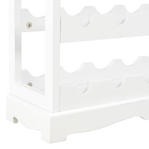 Vinskab 70 x 22,5 x 70,5 cm MDF hvid