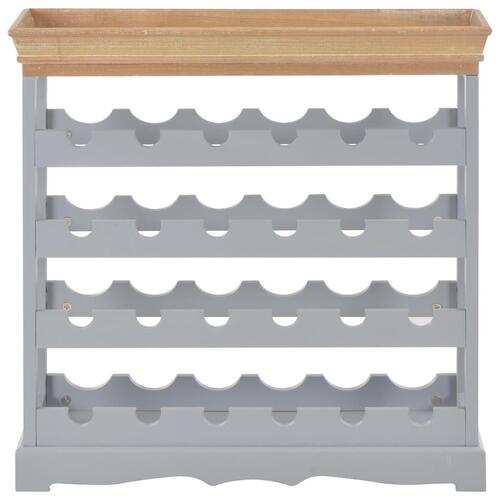 Vinskab 70 x 22,5 x 70,5 cm MDF grå