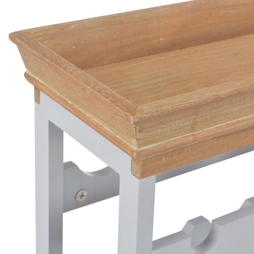 Vinskab 70 x 22,5 x 70,5 cm MDF grå