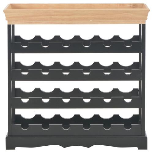 Vinskab 70 x 22,5 x 70,5 cm MDF sort