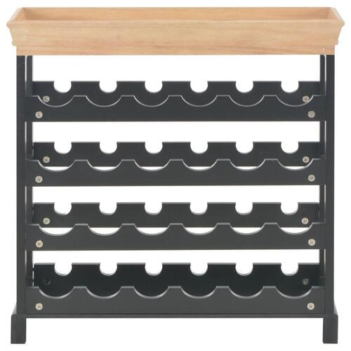 Vinskab 70 x 22,5 x 70,5 cm MDF sort