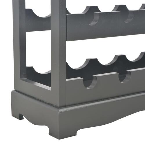 Vinskab 70 x 22,5 x 70,5 cm MDF sort