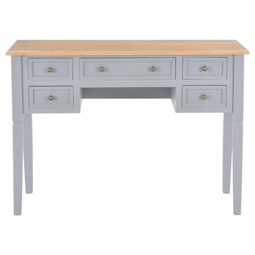 Skrivebord 109,5 x 45 x 77,5 cm træ grå