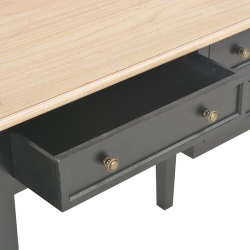 Skrivebord 109,5 x 45 x 77,5 cm træ sort