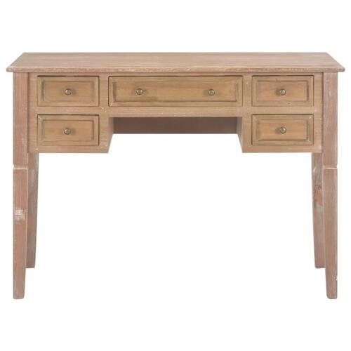 Skrivebord 109,5 x 45 x 77,5 cm træ brun