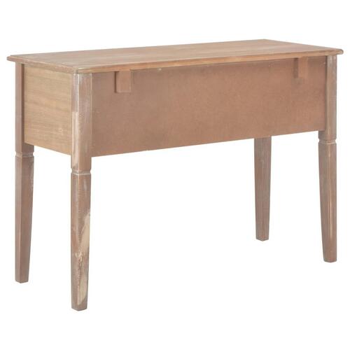 Skrivebord 109,5 x 45 x 77,5 cm træ brun