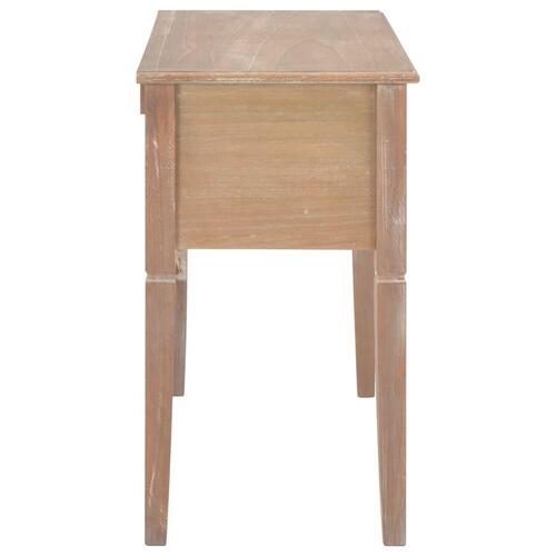 Skrivebord 109,5 x 45 x 77,5 cm træ brun