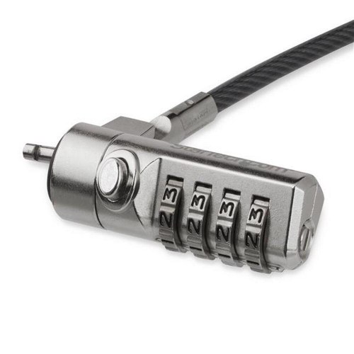 Startech Sikkerhedskabel LTLOCK4D - kombinationslås, 2 m, sølv