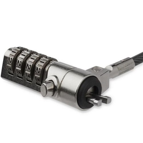 Startech Sikkerhedskabel LTLOCK4D - kombinationslås, 2 m, sølv