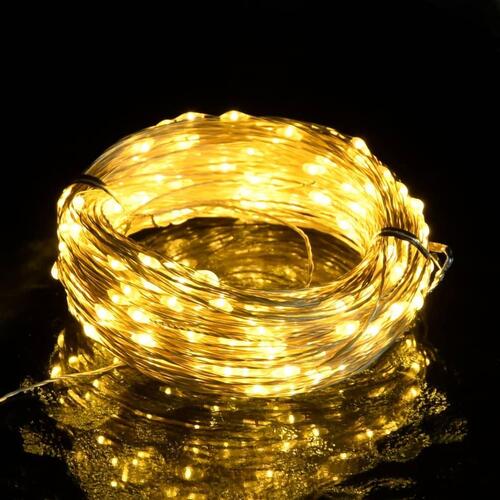 Fairylights-lyskæde 40 m 400 LED'er 8 funktioner varm hvid